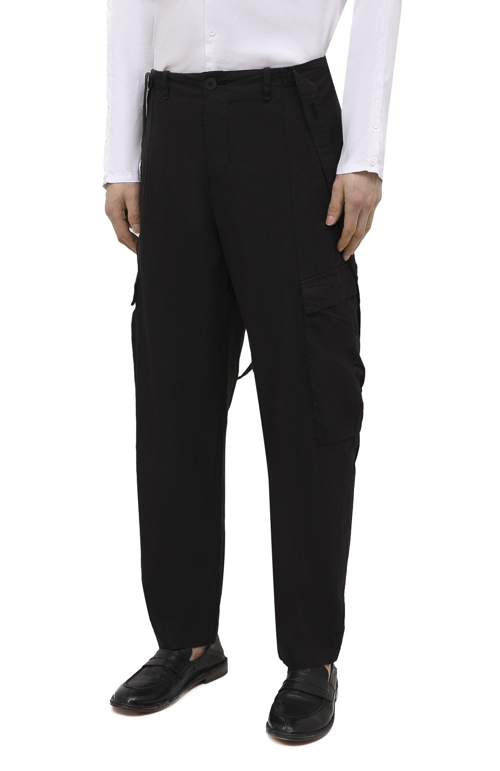 Брюки-карго из хлопка и вискозы TRANSIT, арт. CFUTRNE141, фото 3