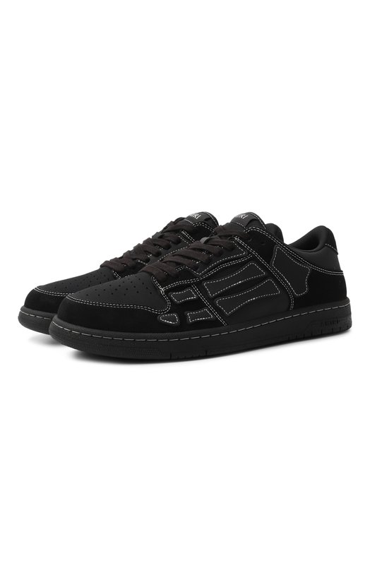 Кожаные кеды Skel-Top Amiri AMF0SR1110 Чёрный AMF0SR1110