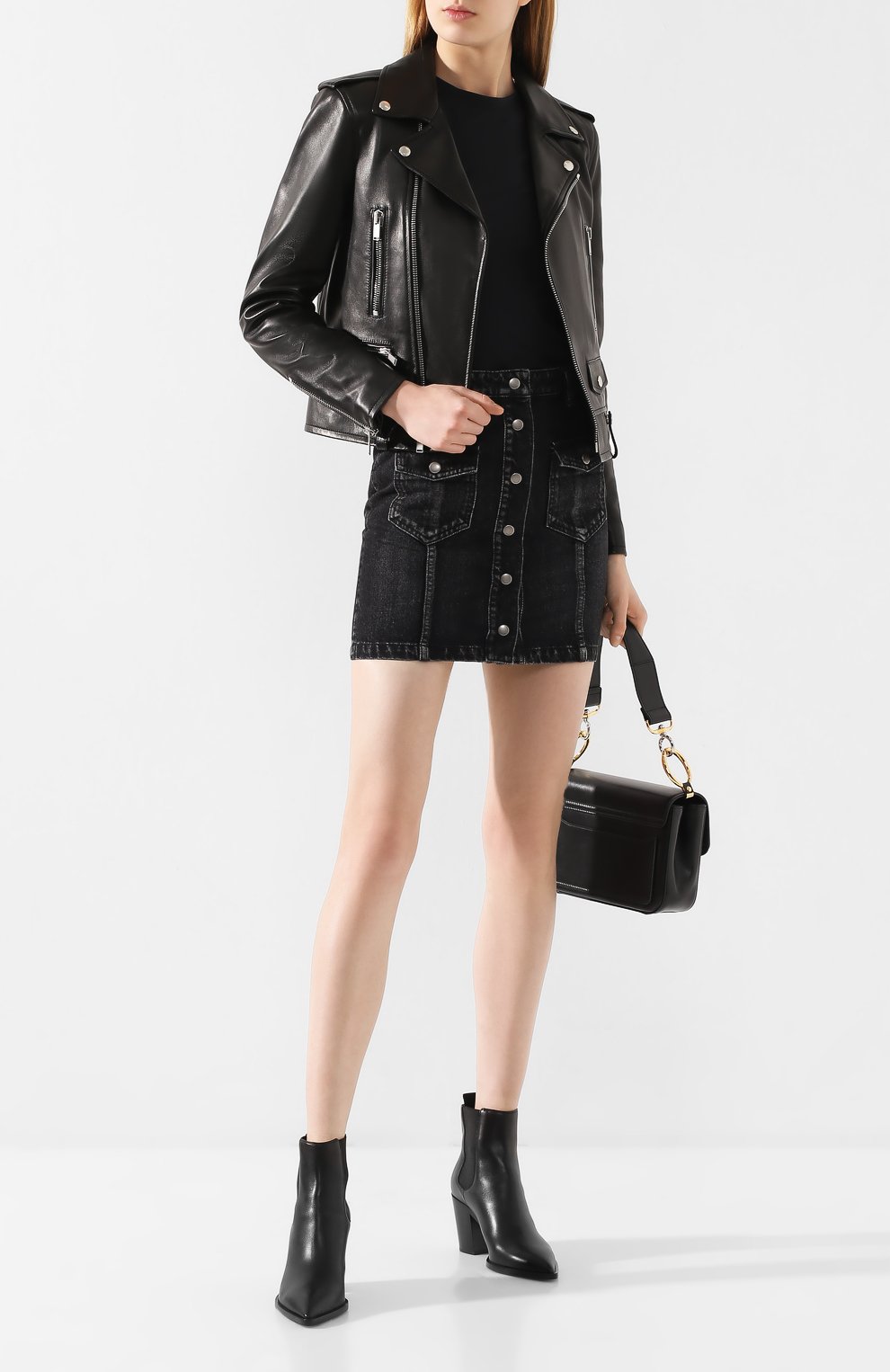 Кожаная куртка SAINT LAURENT, арт. 481862/Y50A2, фото 2