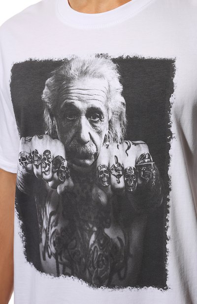 Хлопковая футболка BISIBIGLIO, арт. TATSKULL EISTEIN/2212 RIF (C0TT0NE PESANTE), фото 5