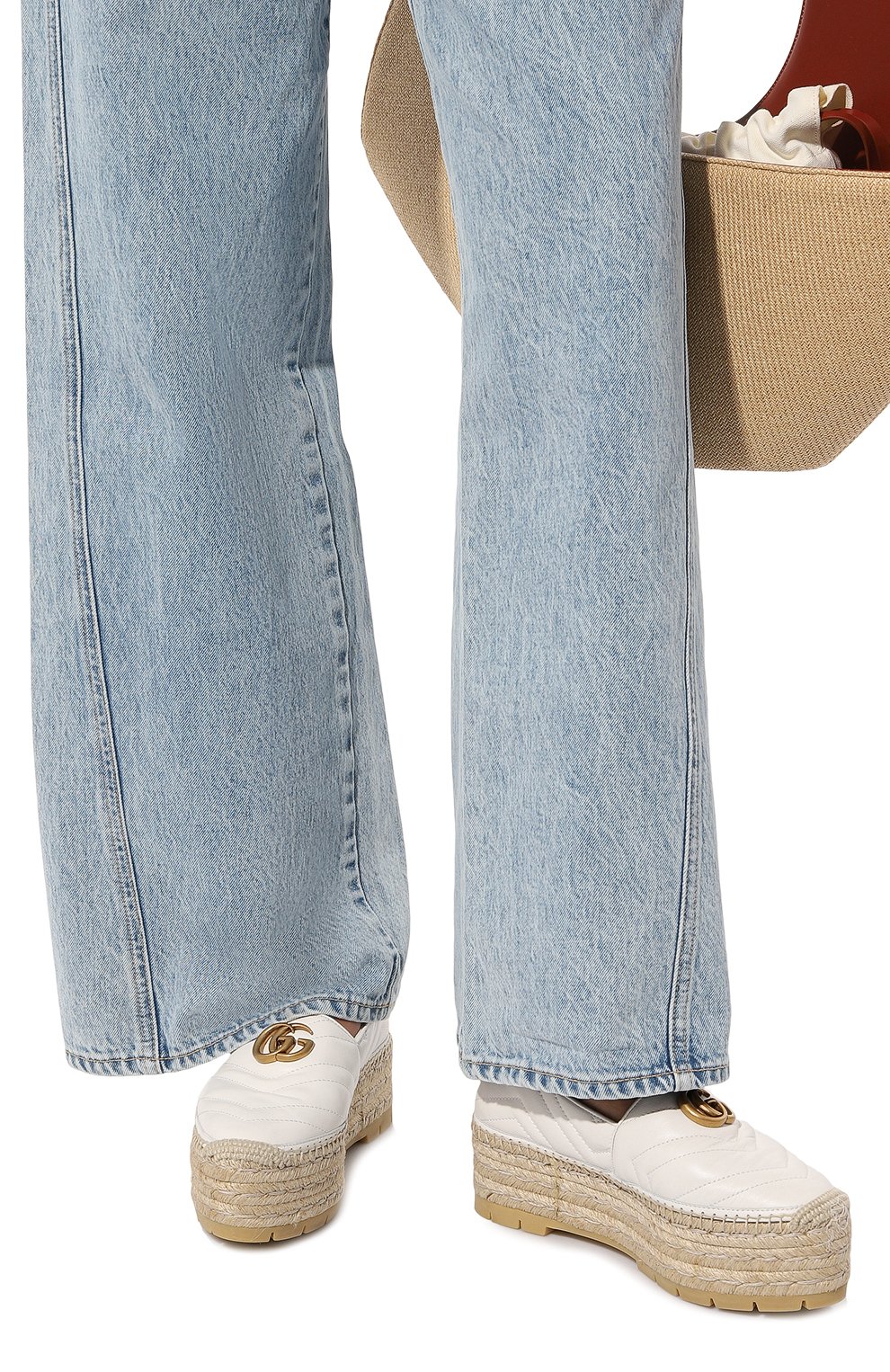 Кожаные эспадрильи GUCCI, арт. 551884 BKO00, фото 3