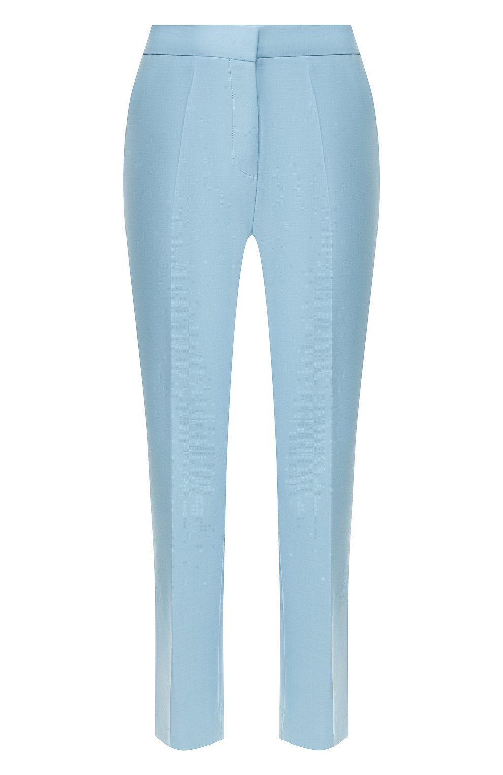 Брюки VICTORIA, VICTORIA BECKHAM голубого цвета по цене 29550 руб., арт. 2419WTR000091A, фото 1 Брюки VICTORIA, VICTORIA BECKHAM, арт. 2419WTR000091A, фото 1
