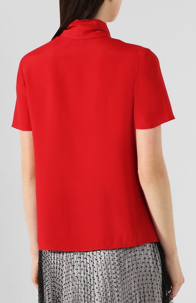 Топ EMPORIO ARMANI красного цвета по цене 29950 руб., арт. 5NK25T/52307, фото 4 Топ EMPORIO ARMANI, арт. 5NK25T/52307, фото 4
