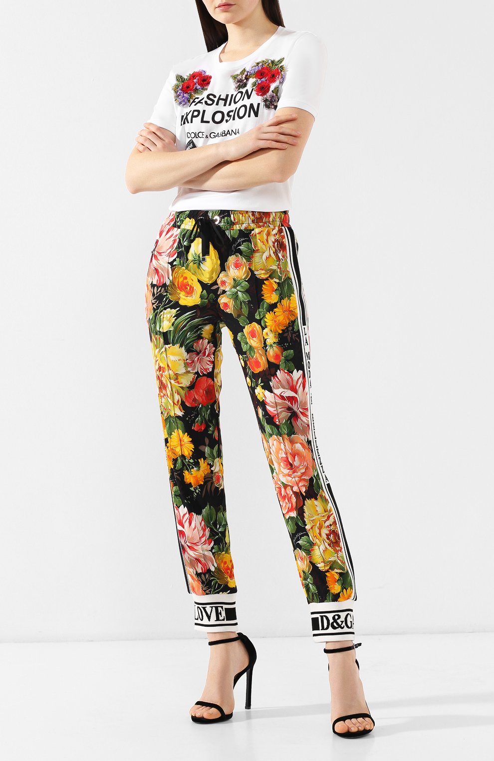 Джоггеры с принтом DOLCE & GABBANA, арт. FTA1DT/FSRJ9, фото 2