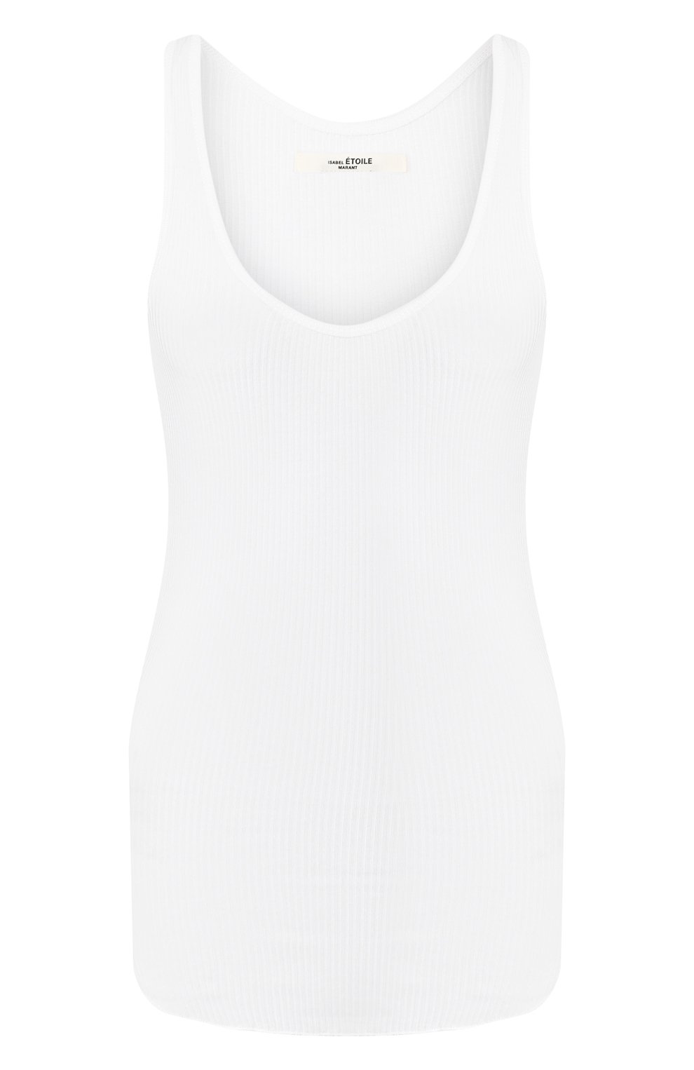 Хлопковая майка ISABEL MARANT ETOILE белого цвета по цене 4925 руб., арт. TS0219-00M001E/L0UISA, фото 1 Хлопковая майка ISABEL MARANT ETOILE, арт. TS0219-00M001E/L0UISA, фото 1