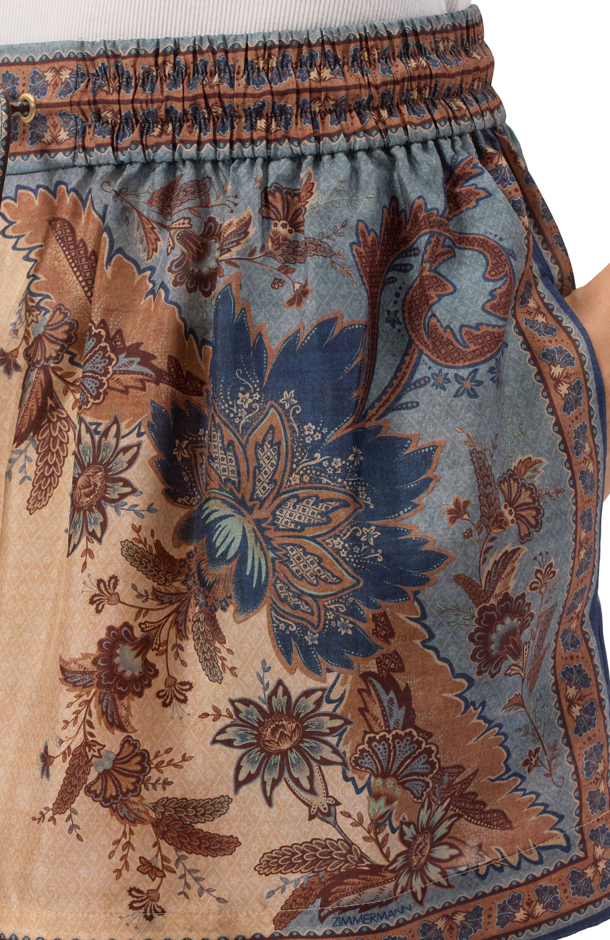 Шелковые шорты ZIMMERMANN, арт. 3497ASS253, фото 5