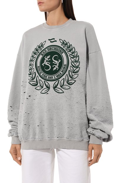 Хлопковый свитшот SSHEENA, арт. 24FWFELPA TF24017, фото 3