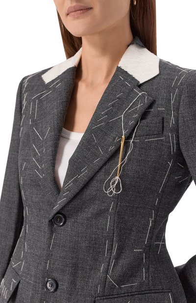 Шерстяной жакет MOSCHINO, арт. A0502/5417, фото 5