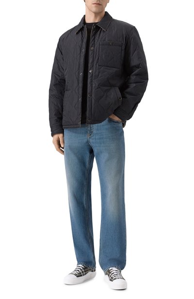 Текстильные кеды BURBERRY, арт. 8118854, фото 2