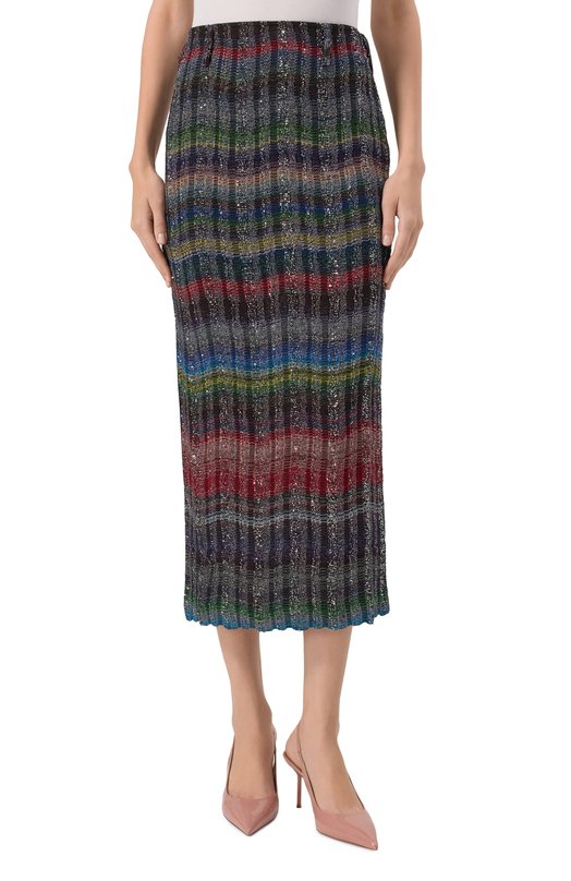 Юбка из вискозы и хлопка Missoni DS25WH12/BC005U Разноцветный  DS25WH12/BC005U Фото 3