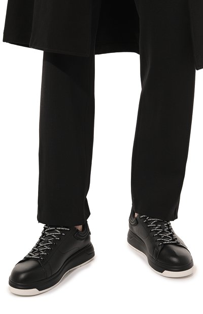 Кожаные кеды EMPORIO ARMANI, арт. X4X264/XN001, фото 3