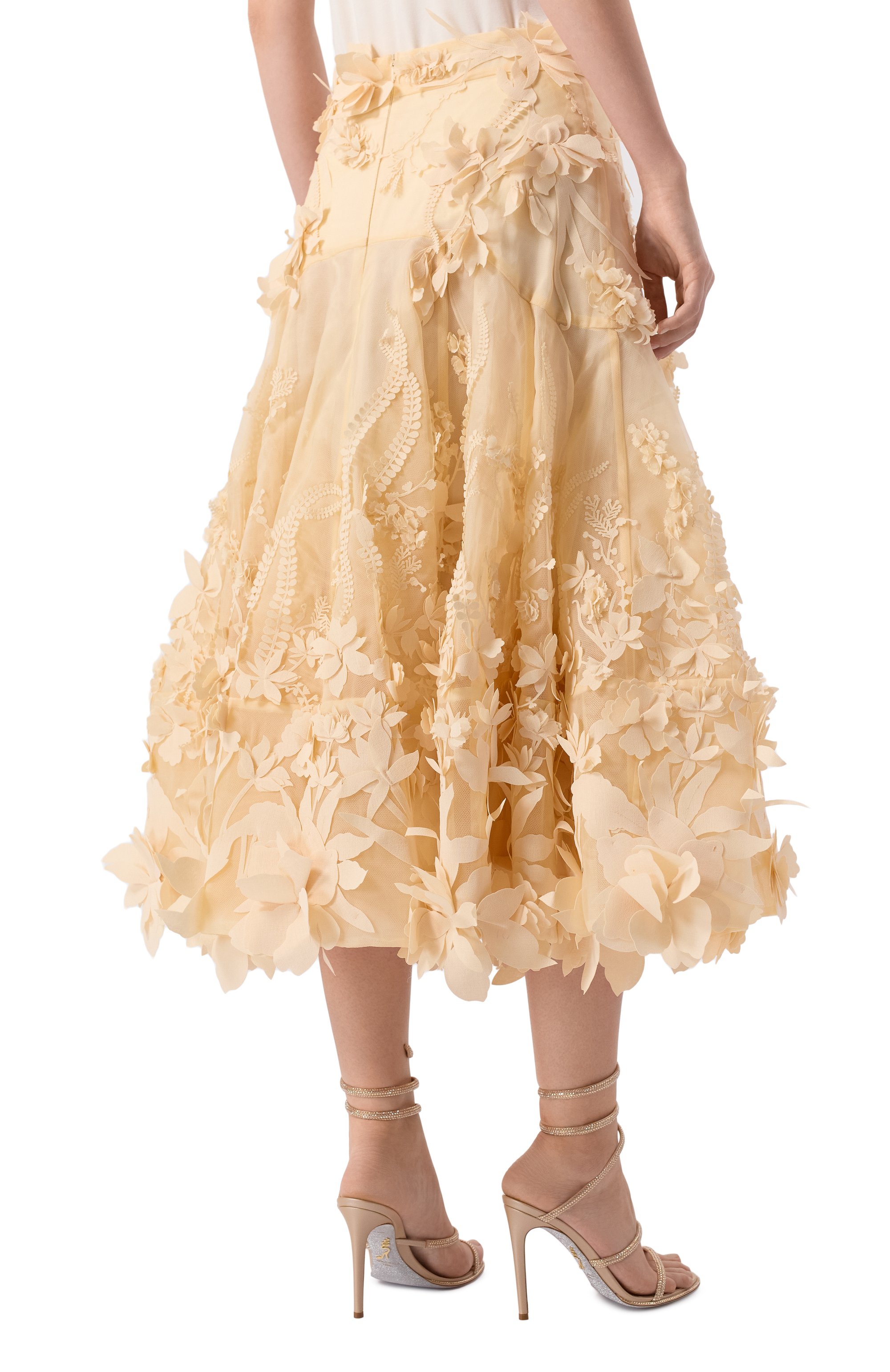 Шелковая юбка ZIMMERMANN, арт. 5629SF251, фото 4