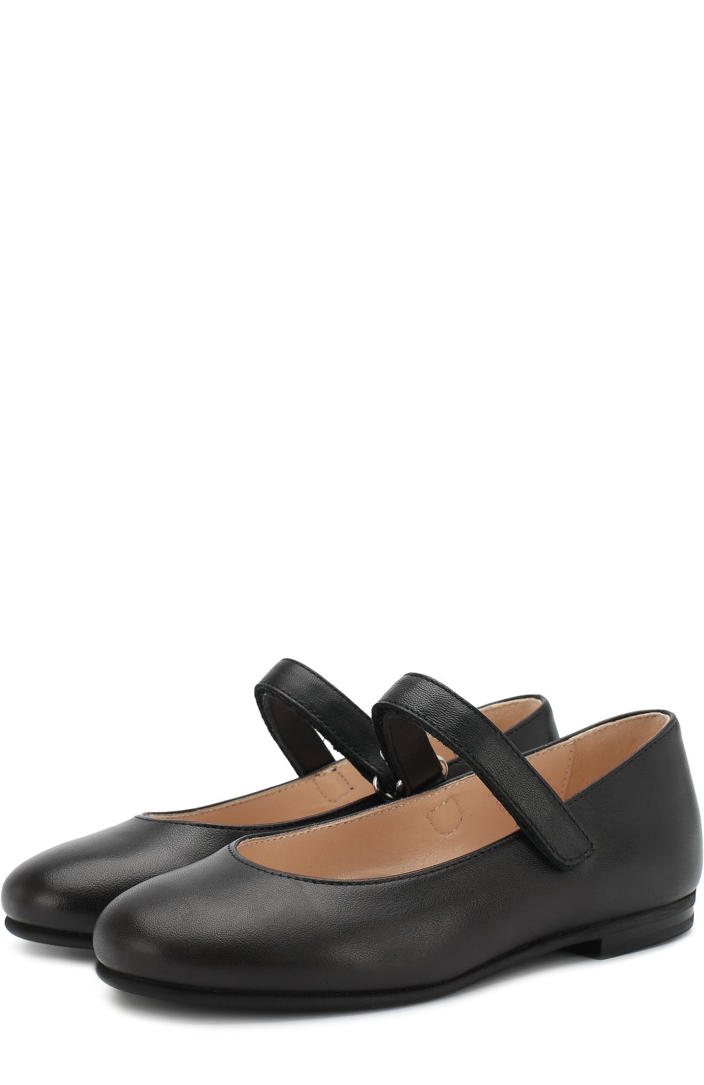 Кожаные туфли с застежками велькро IL GUFO, арт. G289/VITELL0 NAPPAC0/31-34, фото 1