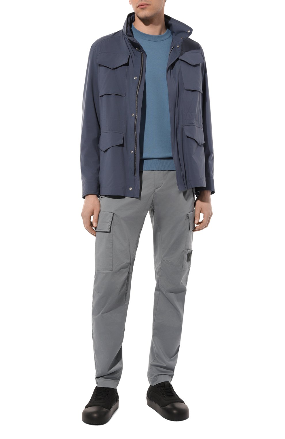 Хлопковые брюки-карго C.P. COMPANY, арт. 16CLPA128A110042A, фото 2