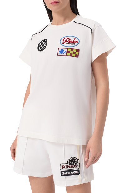 Хлопковая футболка PINKO, арт. 105270/A2ME, фото 3