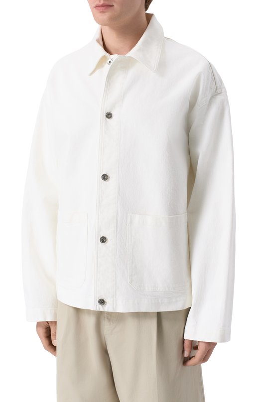 Джинсовая куртка Emporio Armani EM004722/AF23101 Белый  EM004722/AF23101 Фото 3