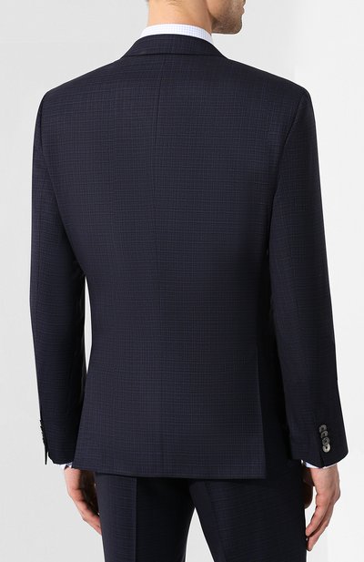 Шерстяной костюм-тройка BOSS синего цвета по цене 74000 руб., арт. 50412061, фото 3 Шерстяной костюм-тройка BOSS, арт. 50412061, фото 3