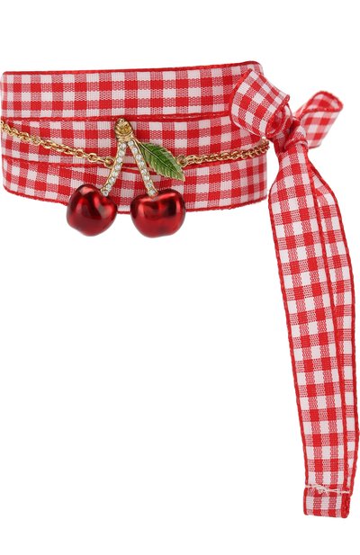 Текстильный браслет с декоративной отделкой MIU MIU, арт. 5JB109-2BSB-F0D28, фото 1