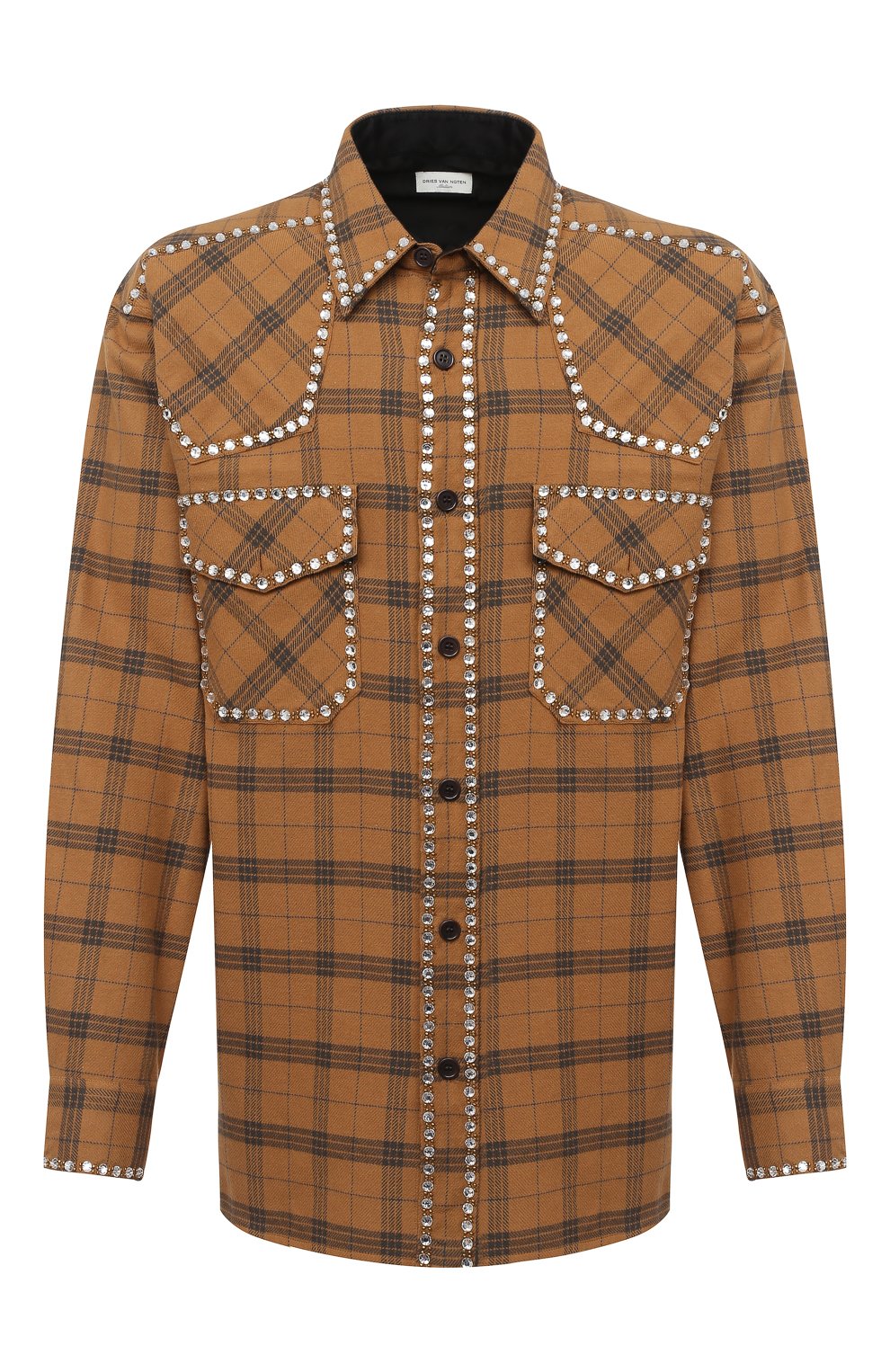 Хлопковая рубашка DRIES VAN NOTEN, арт. 202-20723-1266, фото 1