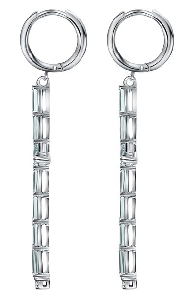 Серьги-кресты с голубым топазом MOONKA голубого цвета по цене 25500 руб., арт. ec-erc-tpz, фото 4 Серьги-кресты с голубым топазом MOONKA, арт. ec-erc-tpz, фото 4