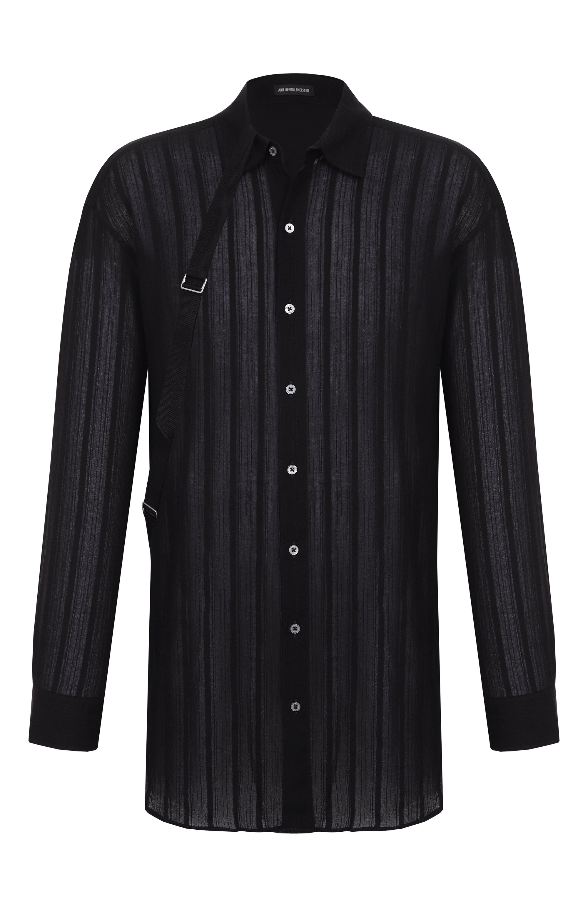 Рубашка из хлопка и шерсти ANN DEMEULEMEESTER, арт. B0013137/FA648, фото 1