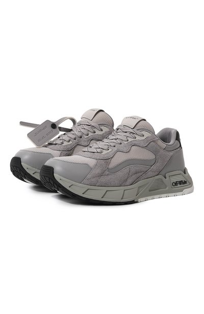 Комбинированные кроссовки kick off OFF-WHITE, арт. 0MIA289F24LEA002, фото 1