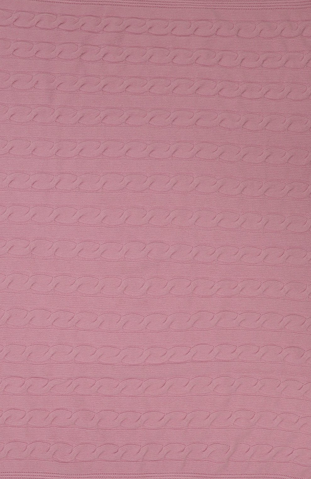 Шерстяной плед WOOL AND COTTON розового цвета по цене 12470 руб., арт. VMLPL-OK, фото 3 Шерстяной плед WOOL AND COTTON, арт. VMLPL-OK, фото 3