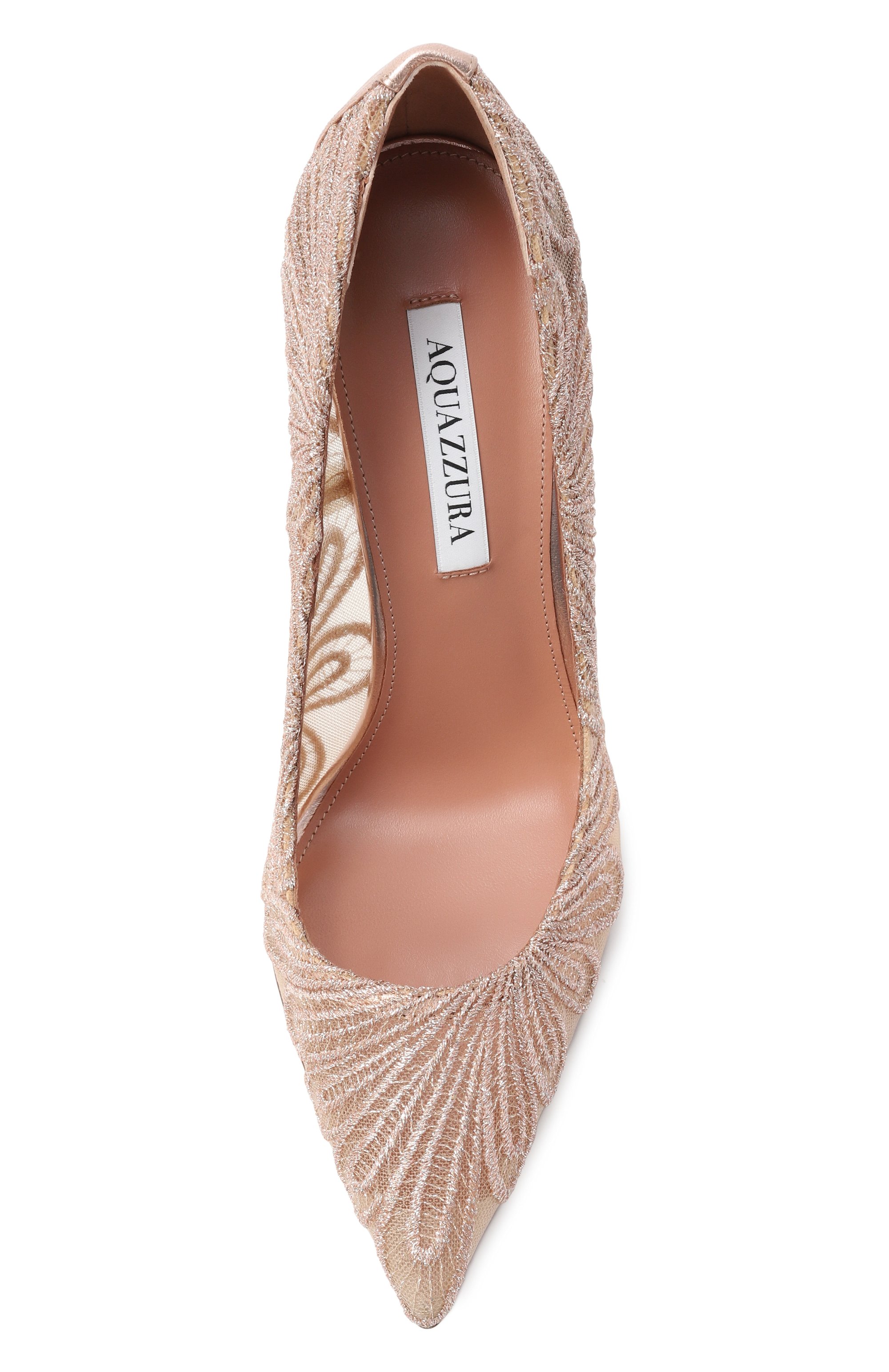 Текстильные туфли chantilly 105 AQUAZZURA, арт. CHNHIGP0/MFS, фото 6