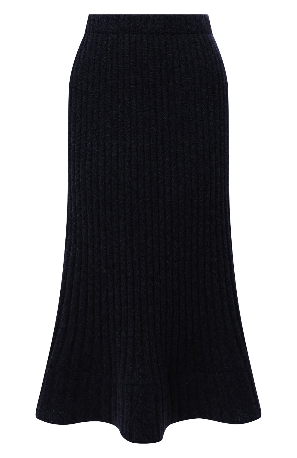 Кашемировая юбка TEGIN темно-синего цвета по цене 43000 руб., арт. FS4817, фото 1 Кашемировая юбка TEGIN, арт. FS4817, фото 1