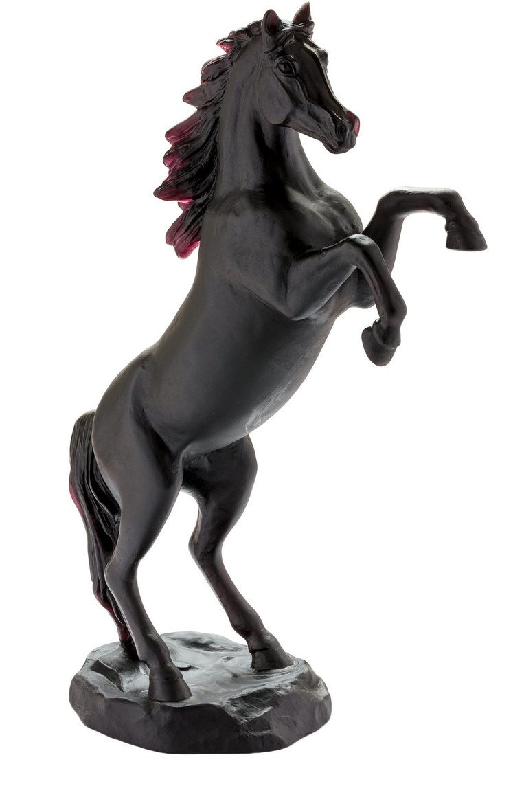 Скульптура spirited horse DAUM черного цвета, арт. 05585-1 | Фото 1 (Региональные ограничения белый список (Axapta Mercury): Не проставлено; Нос: Не проставлено; Ограничения доставки: fragile-2)