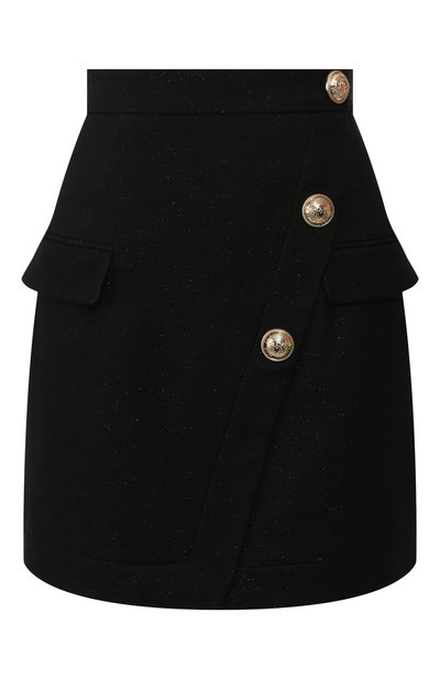 Женская юбка из смеси вискозы и хлопка BALMAIN, арт. TF14008/V094