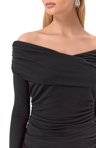 Топ из вискозы и шерсти 12 STOREEZ черного цвета по цене 9800 руб., арт. 133776, фото 5 Топ из вискозы и шерсти 12 STOREEZ, арт. 133776, фото 5