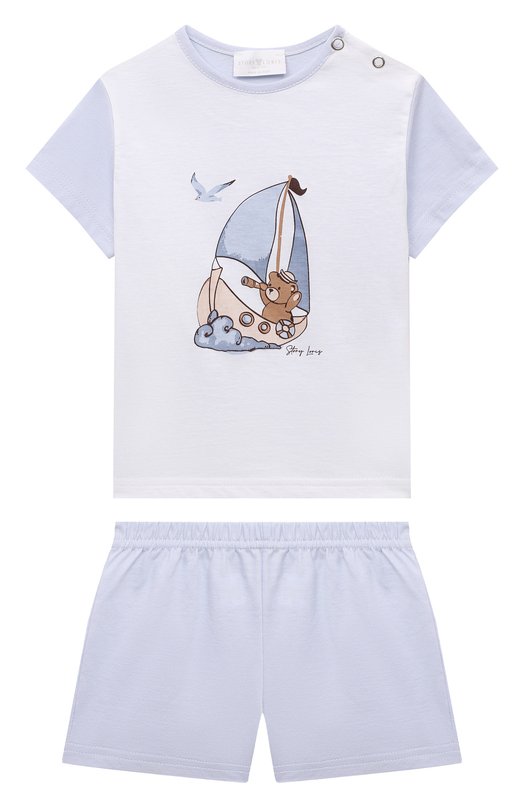 

Хлопковая пижама Story Loris, Голубой