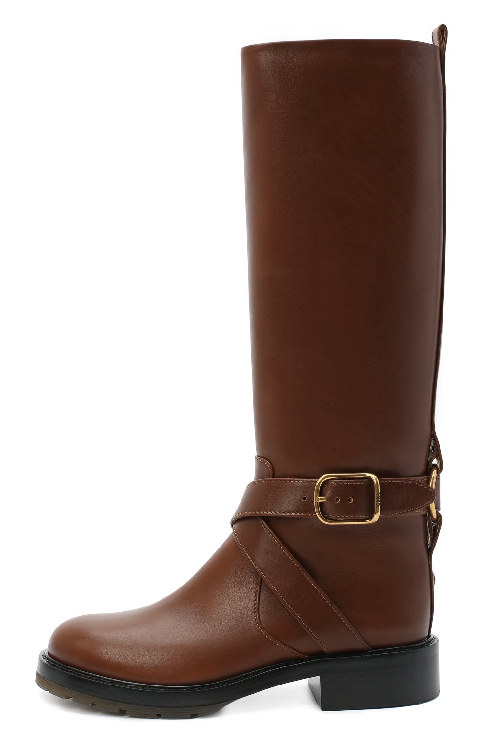 Кожаные сапоги diane CHLOÉ, арт. CHC20A350L4, фото 3