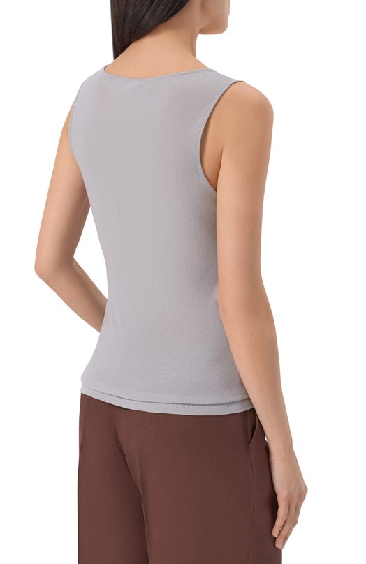 Хлопковая майка 12 STOREEZ 136687 Серый  136687 Фото 4