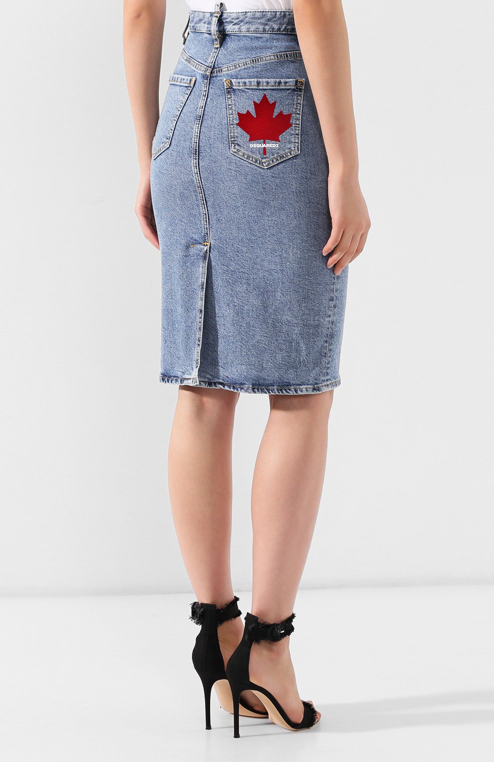 Джинсовая юбка DSQUARED2, арт. S75MA0652/S30667, фото 4