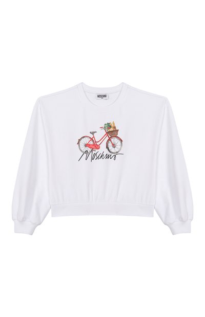 Хлопковый свитшот MOSCHINO, арт. HDF06C/LDA13/4-8
