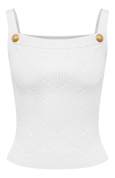 Женский топ из вискозы BALMAIN, арт. DF0AB051/KH60
