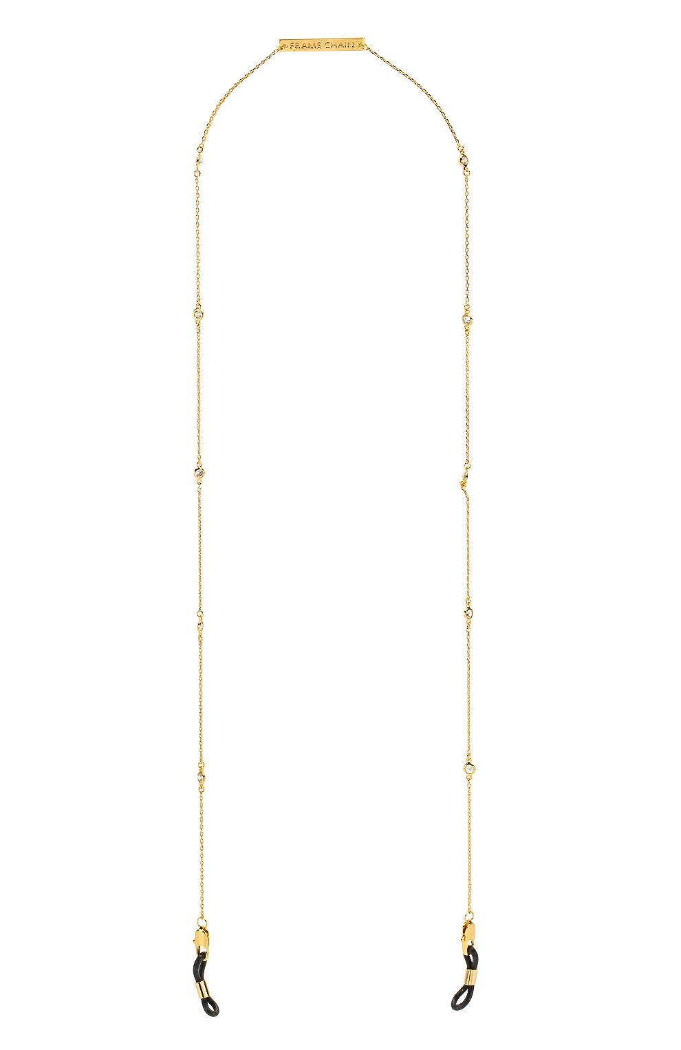 Цепочка для очков FRAME CHAIN золотого цвета по цене 15350 руб., арт. SHINE BRIGHT YELLOW, фото 1 Цепочка для очков FRAME CHAIN, арт. SHINE BRIGHT YELLOW, фото 1