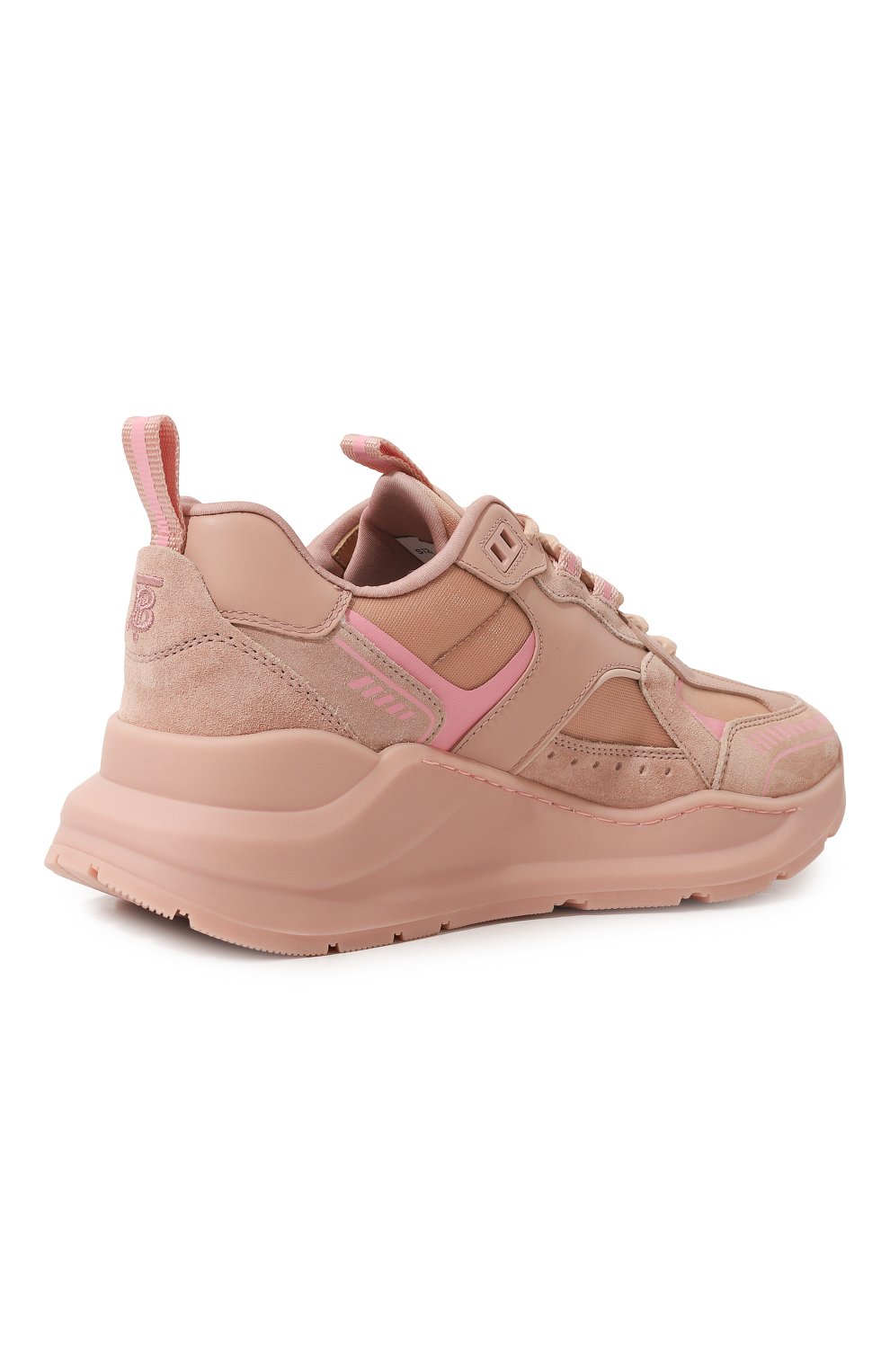 Комбинированные кроссовки sean BURBERRY светло-розового цвета по цене 67050 руб., арт. 8063490, фото 5 Комбинированные кроссовки sean BURBERRY, арт. 8063490, фото 5