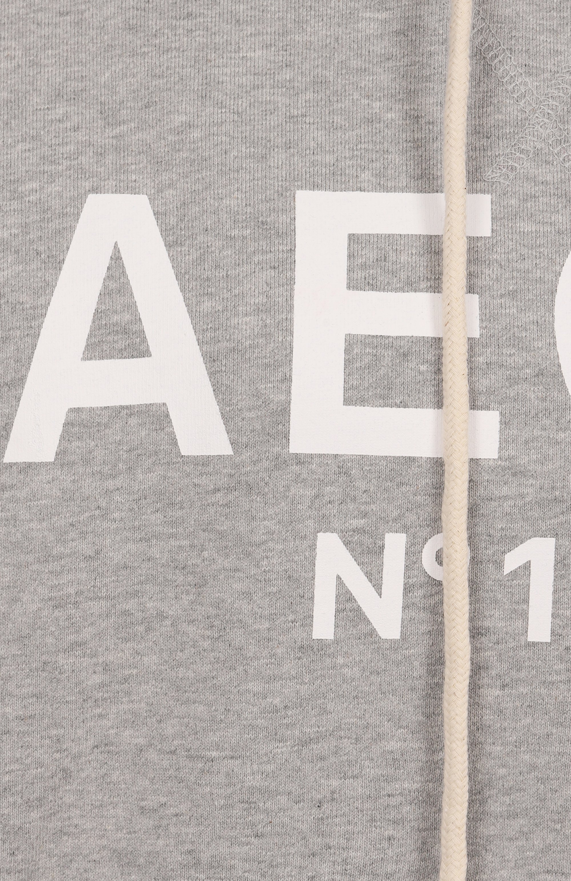 Хлопковое худи AECA WHITE, арт. AWCMFWBDTSPSO002C0.GREY/WHITE (S), фото 6