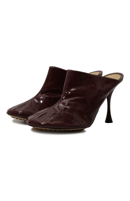 фото Кожаные мюли dot bottega veneta