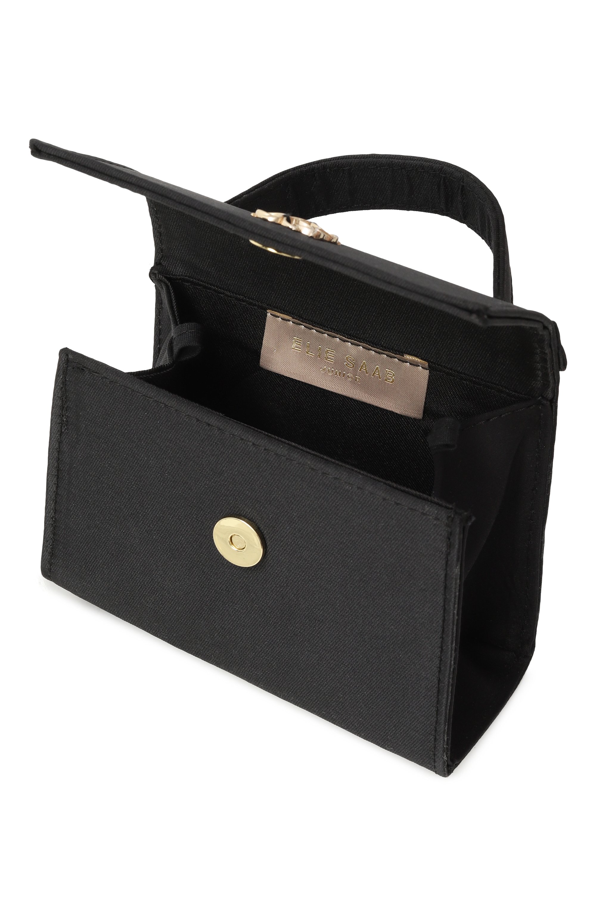 Сумка ELIE SAAB JUNIOR черного цвета по цене 22550 руб., арт. EAB0031/TS0807, фото 3 Сумка ELIE SAAB JUNIOR, арт. EAB0031/TS0807, фото 3