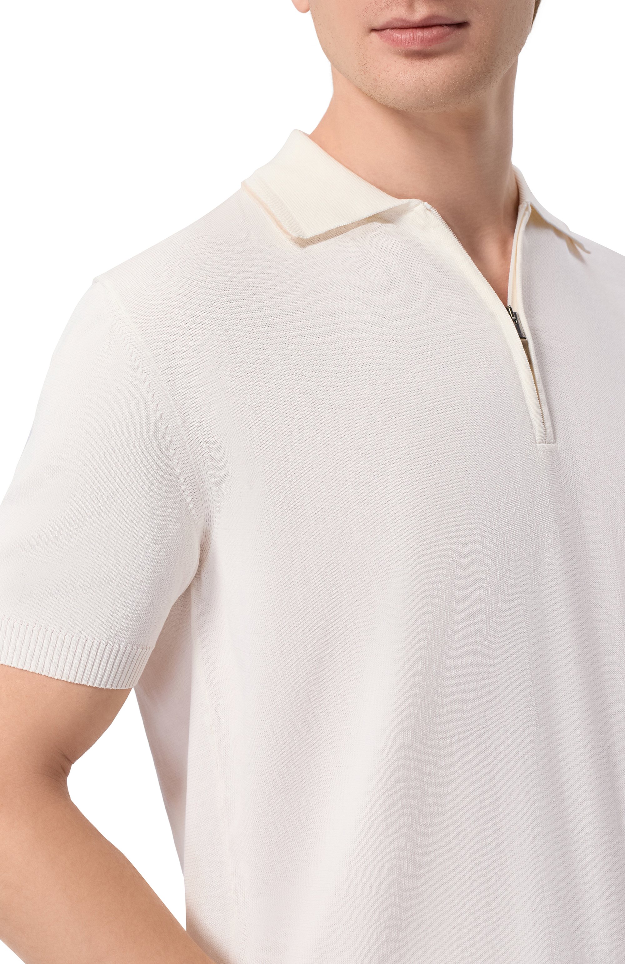 Хлопковое поло CANALI, арт. C1165/MK02460, фото 5