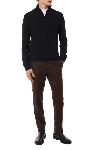 Свитер из шерсти и хлопка BOSS, арт. 50495404, фото 2