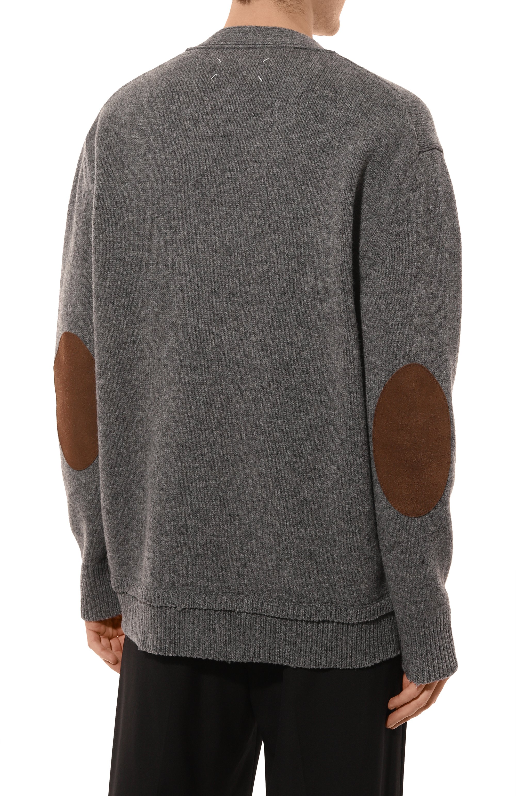 Кардиган из шерсти и льна MAISON MARGIELA, арт. SI1GP0003/S18064, фото 4