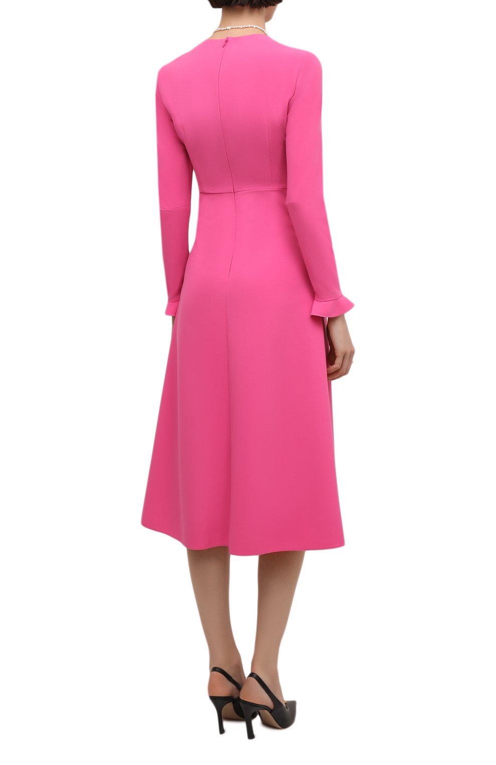 Платье REDVALENTINO розового цвета по цене 65450 руб., арт. XR3VADP0/69M, фото 4 Платье REDVALENTINO, арт. XR3VADP0/69M, фото 4