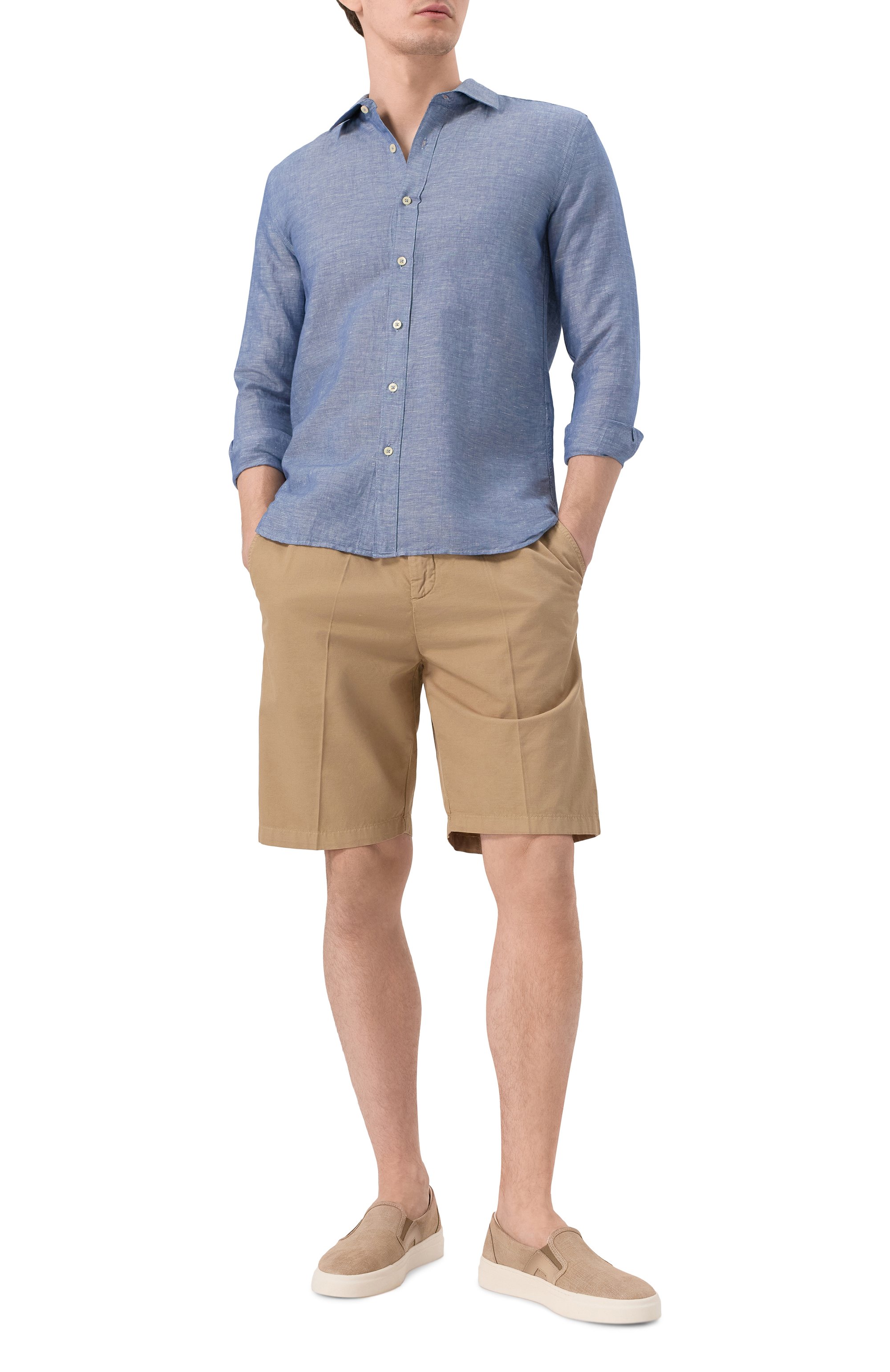 Замшевые слипоны gloria SANTONI, арт. MBGG21946PNNGFCT, фото 2