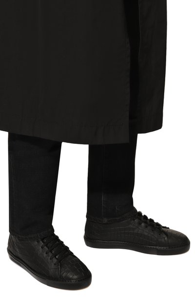 Кожаные кеды HIDE AND JACK, арт. IBKHBLKBLK-MTB, фото 3