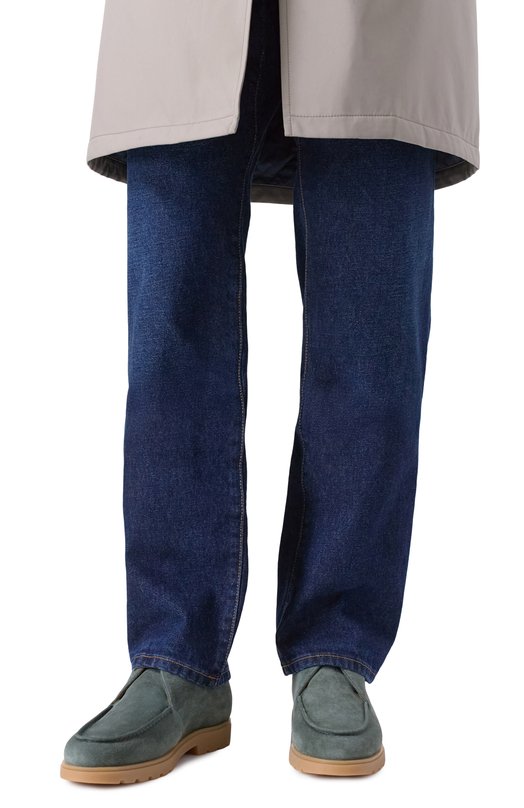 Замшевые ботинки Kiton USSA338N0127908 Хаки  USSA338N0127908 Фото 3